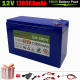 12V 120Ah Lithium 18650 Deep Cycle Rechargeable Battery | 2500-7000 Life Cycles & 10-Year lifetime | Built-in BMS